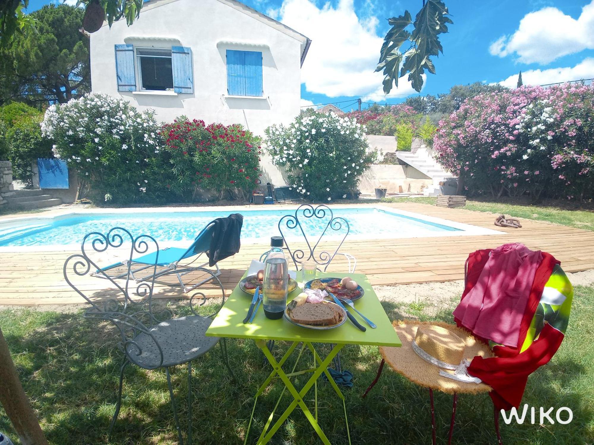 Au Fil De Soi Villa Saint-Julien-de-Peyrolas Buitenkant foto