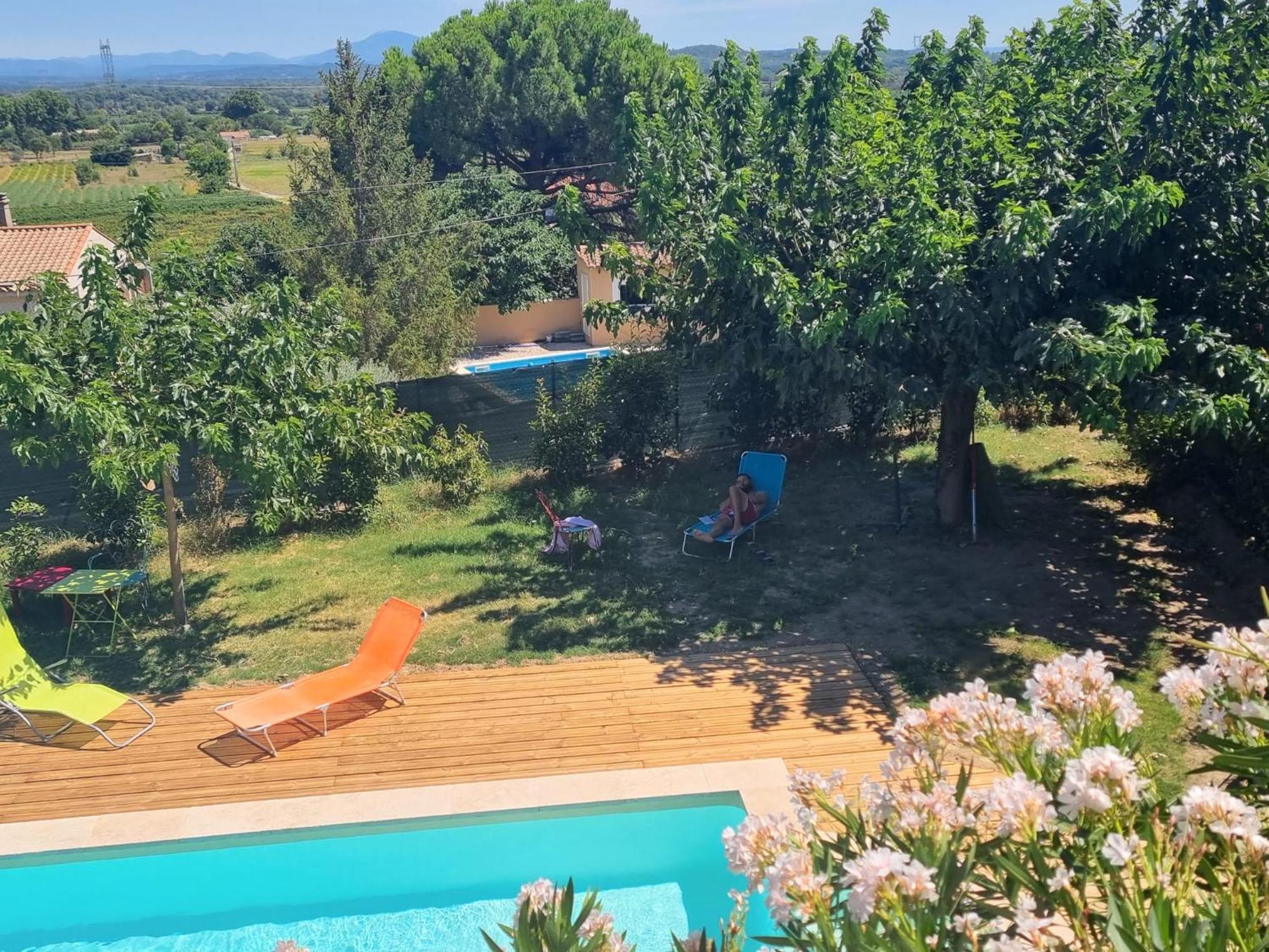 Au Fil De Soi Villa Saint-Julien-de-Peyrolas Buitenkant foto