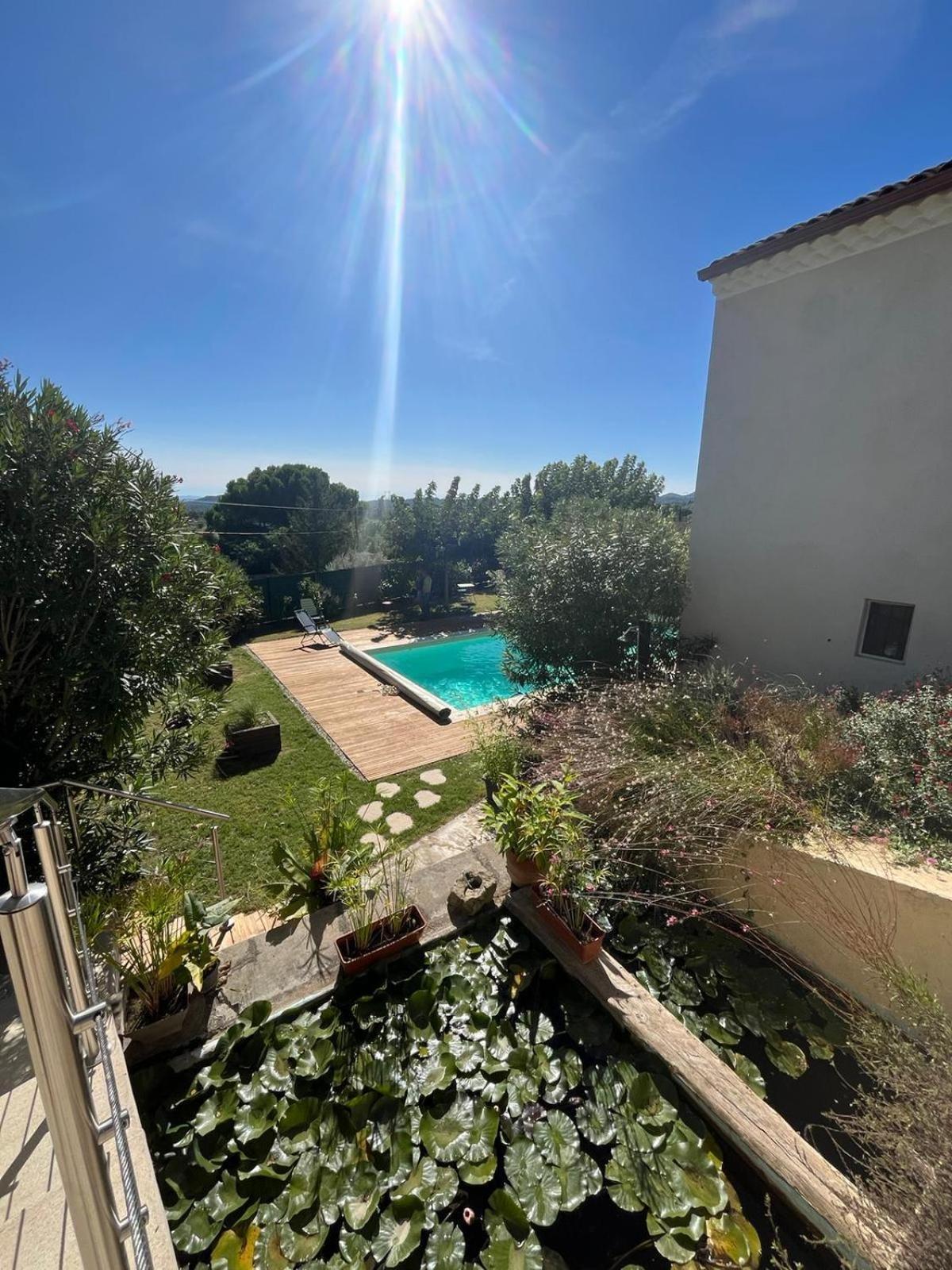 Au Fil De Soi Villa Saint-Julien-de-Peyrolas Buitenkant foto