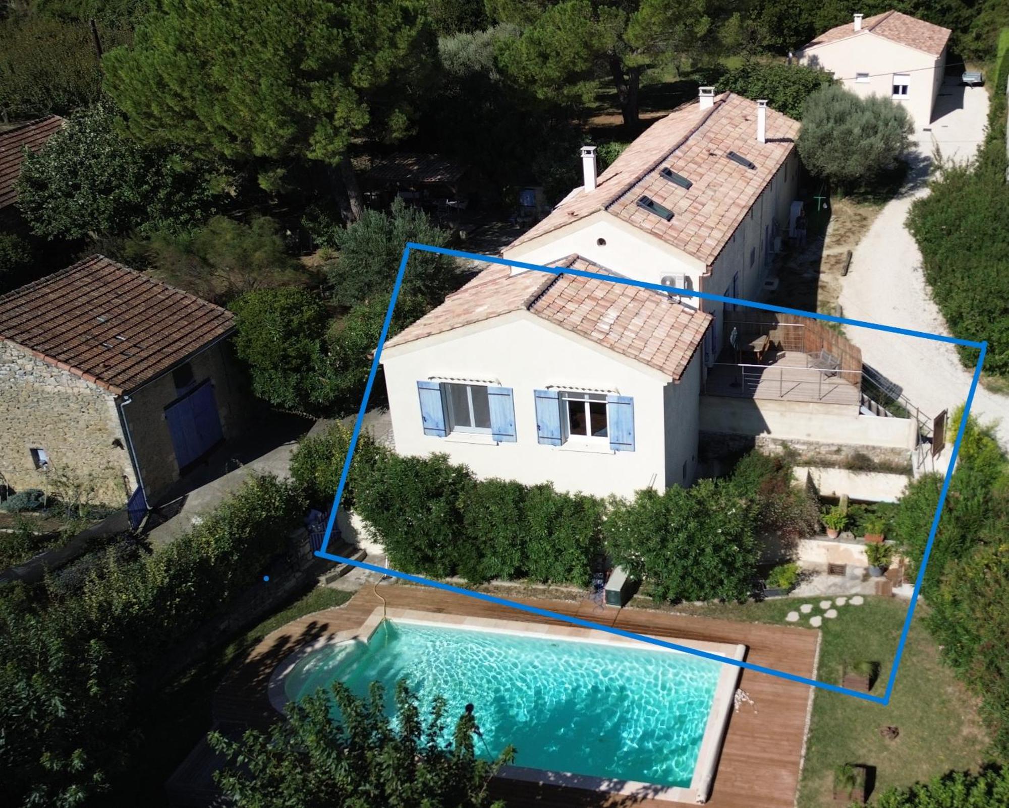 Au Fil De Soi Villa Saint-Julien-de-Peyrolas Kamer foto